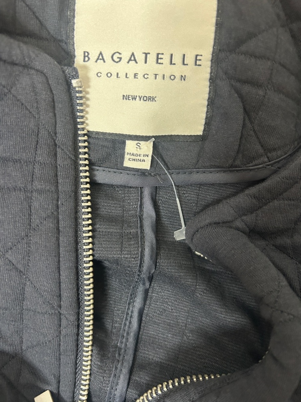 NWT BAGATELLE
Cora Collarless Quilted Knit Cropped Jacket - Picture 6 of 7